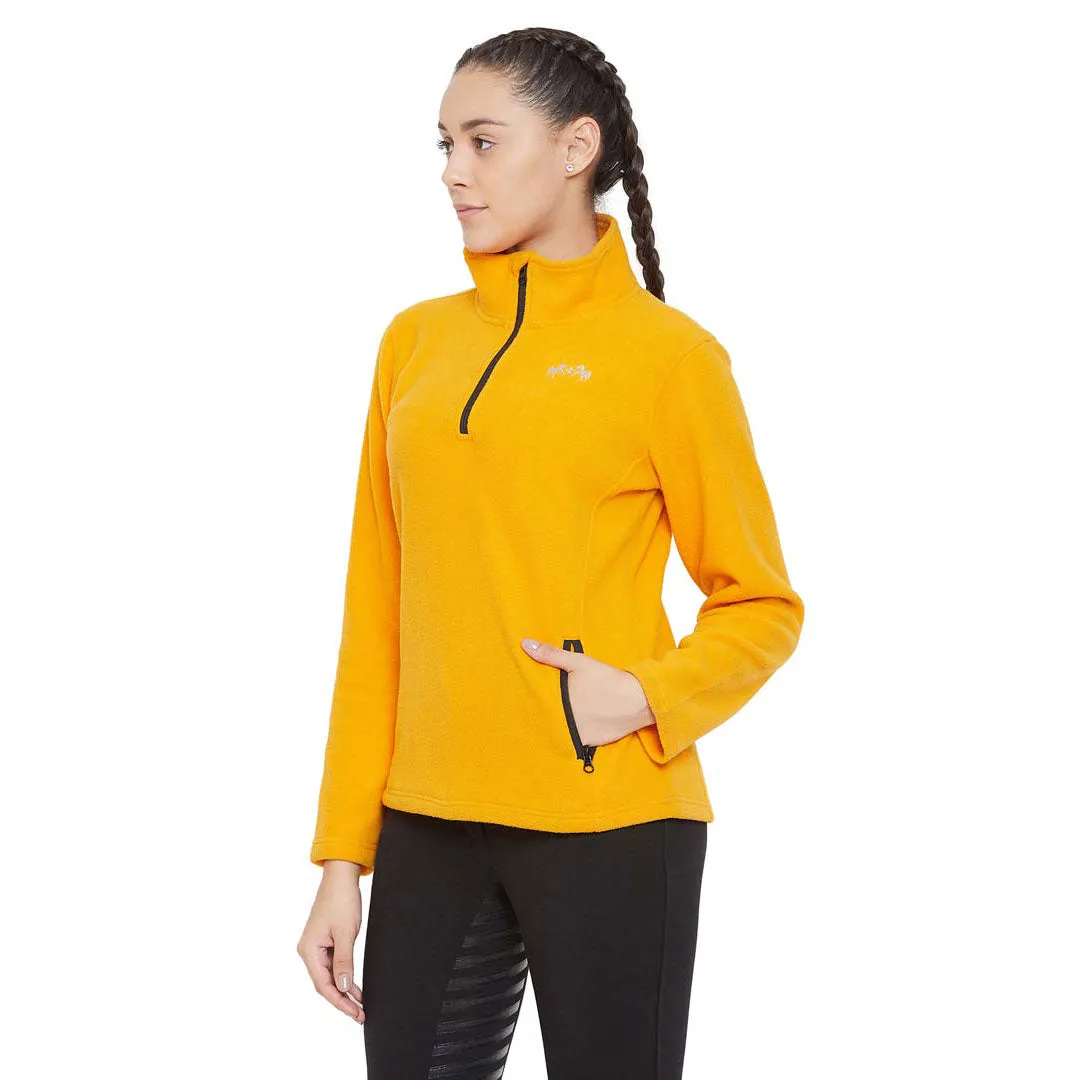 Equine Couture Ladies Pull Over trui saffron warme staltrui