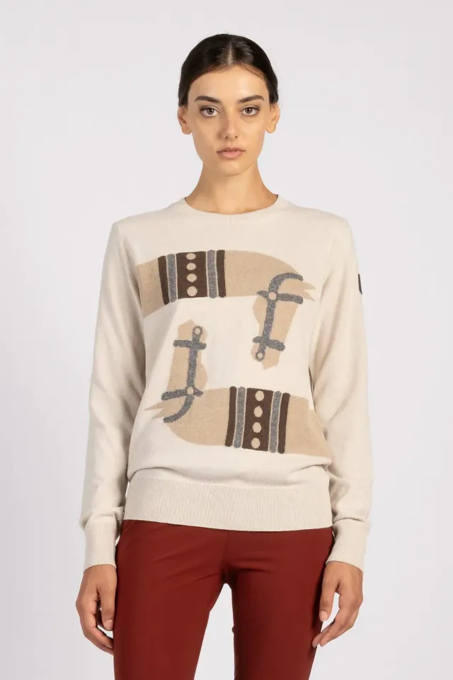 Vestrum Chambery dames trui milk/beige zacht