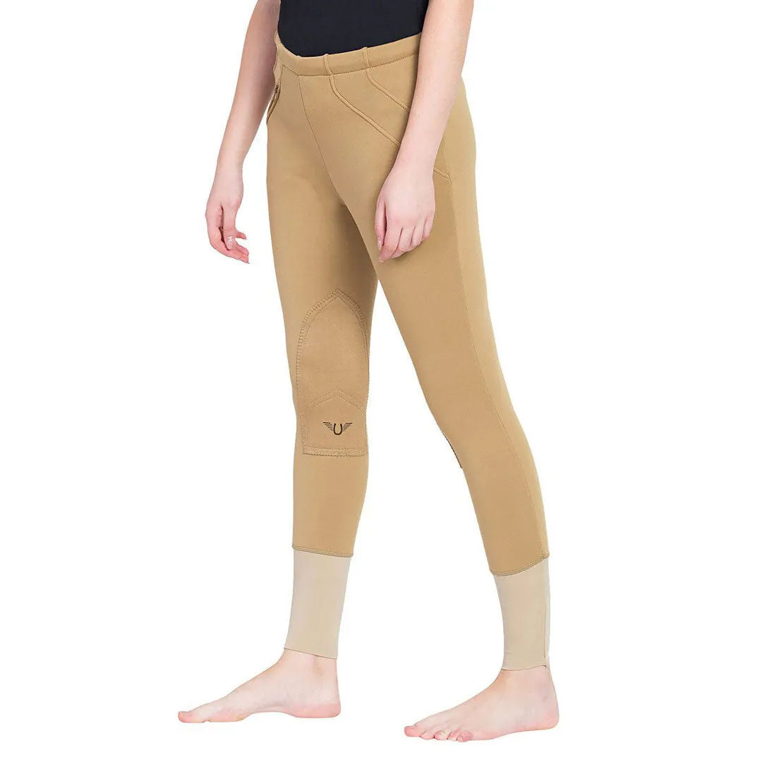 TuffRider Unifleece winter rijbroek dames kniebezet