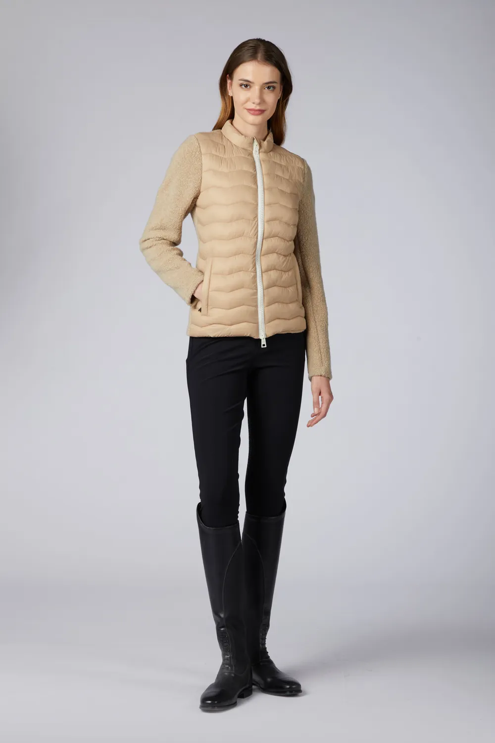 Vestrum Johannesburg dames jas sweat mouwen