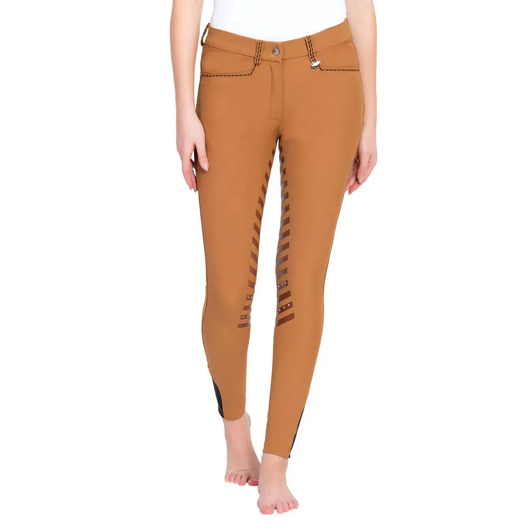 Equine Couture Nora dames rijbroek Safari kniepatches