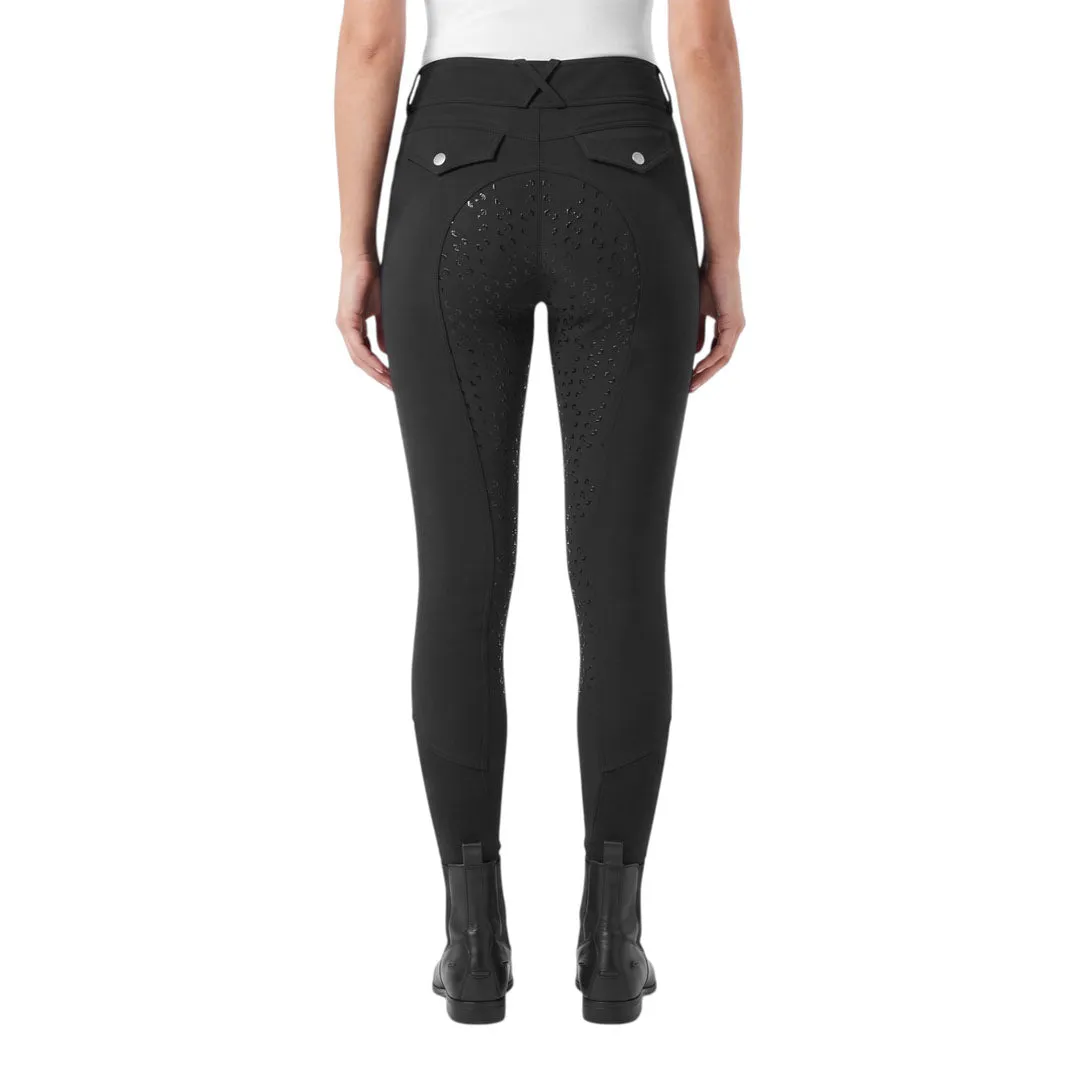 Equine Couture Dalton Tech Nova rijbroek zwart full seat grip