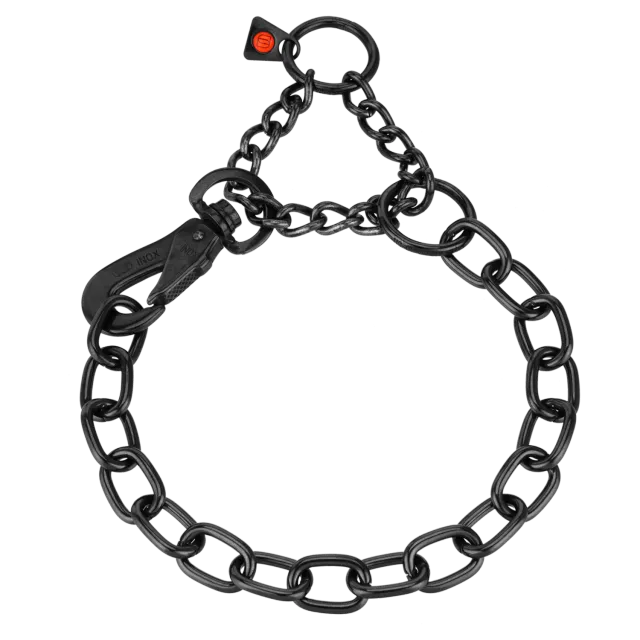 Herm Sprenger Halsketting Hond Zwart 4mm 57cm