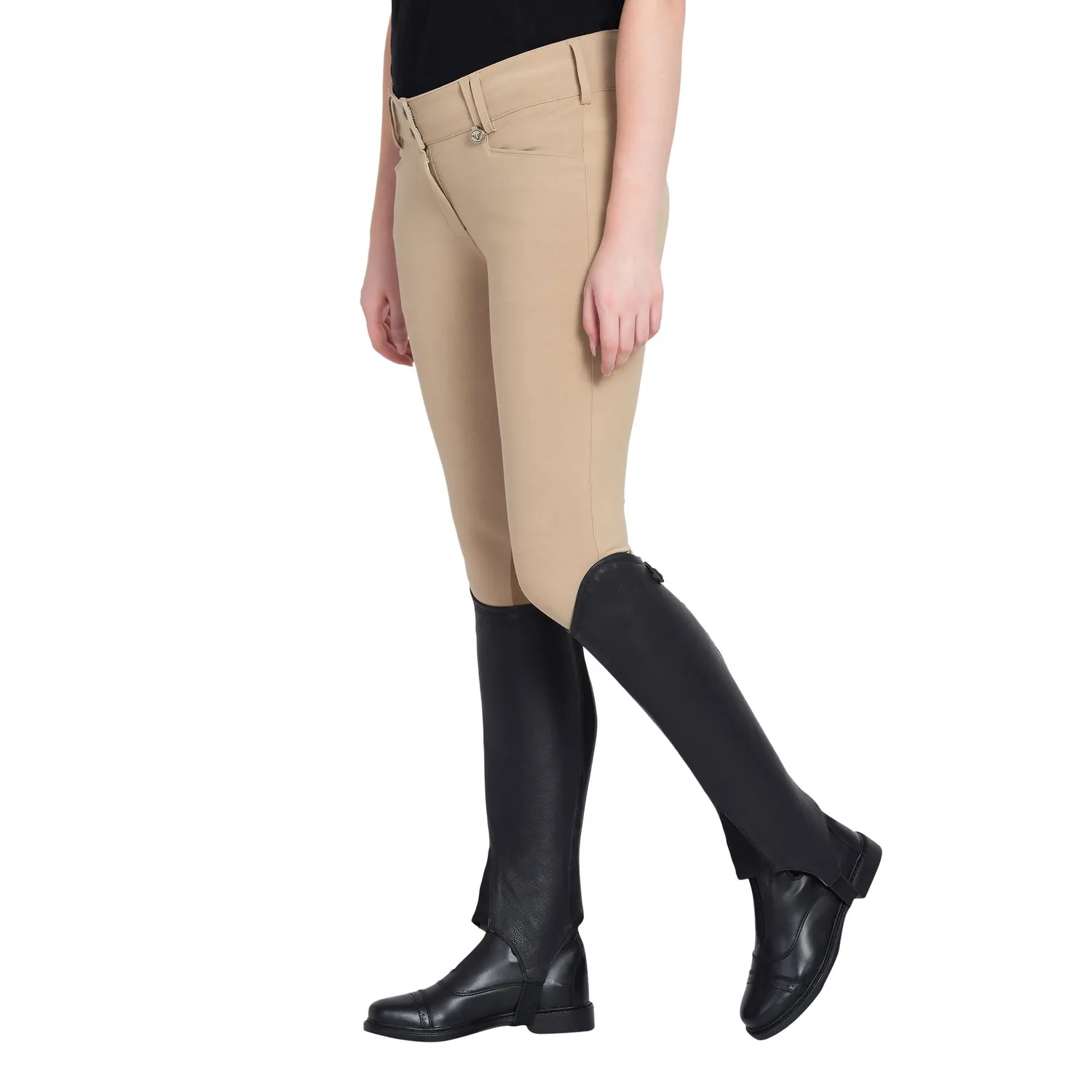 TuffRider Ladies Gaiters chaps zwart elastisch