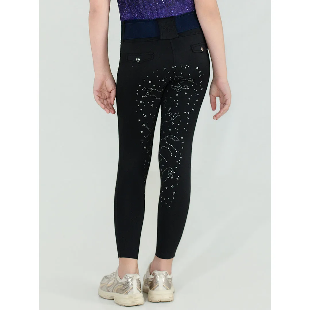 Dapplebay Constellation kinder rijtights zwart full seat