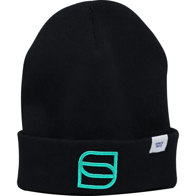 HS Sprenger Beanie muts zwart dubbellaags