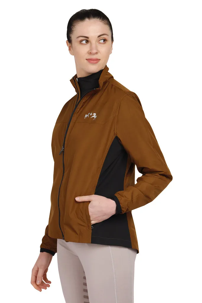 Equine Couture Aberdeen regenjas dames copper zwart S