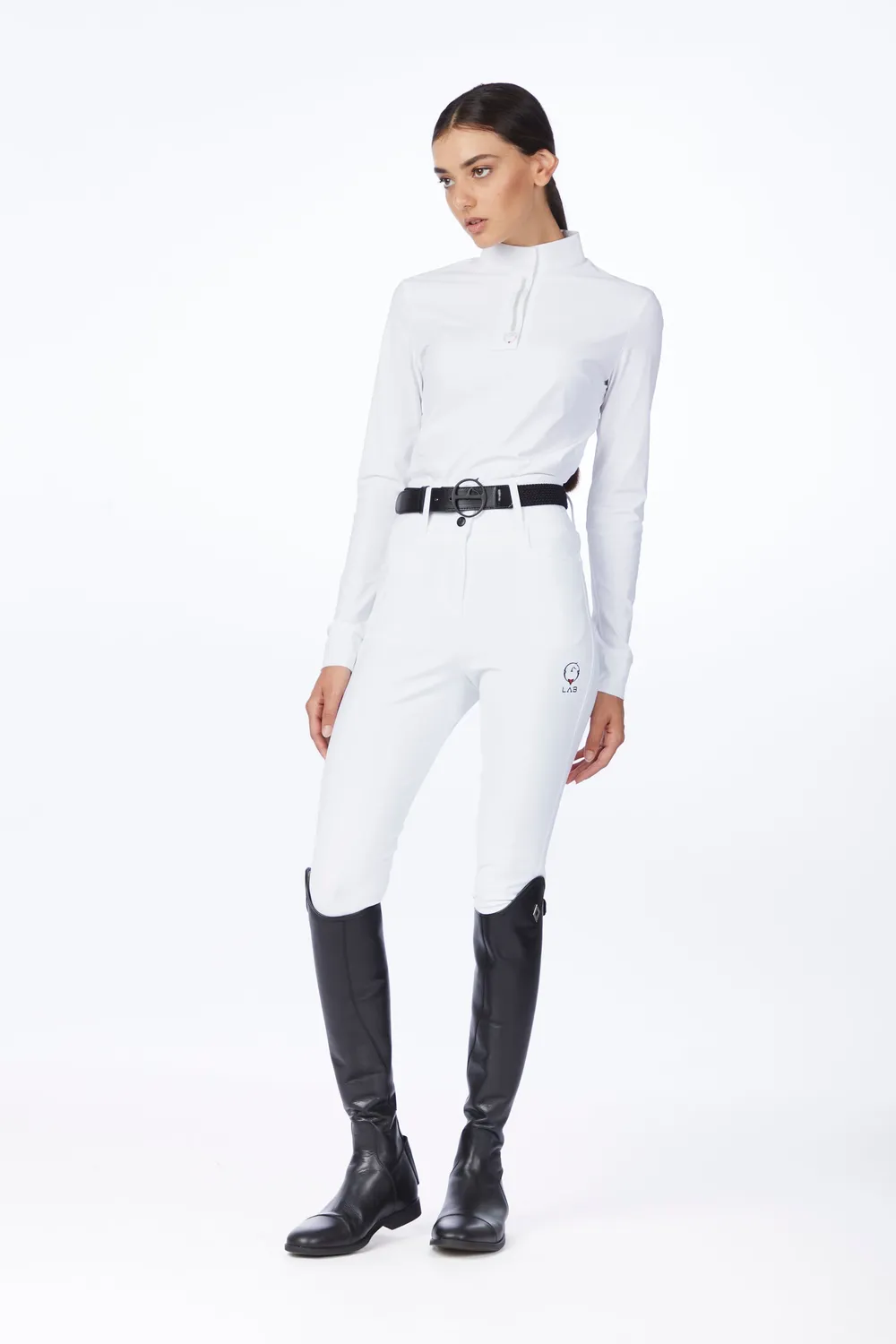 Vestrum Markab dames wedstrijdshirt wit lange mouw