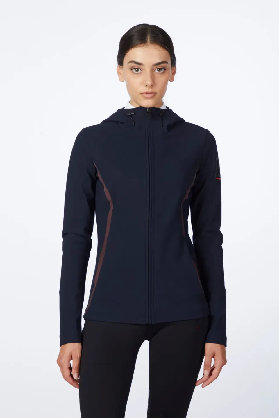 Vestrum Cassiopea hoodie dames zwart met capuchon