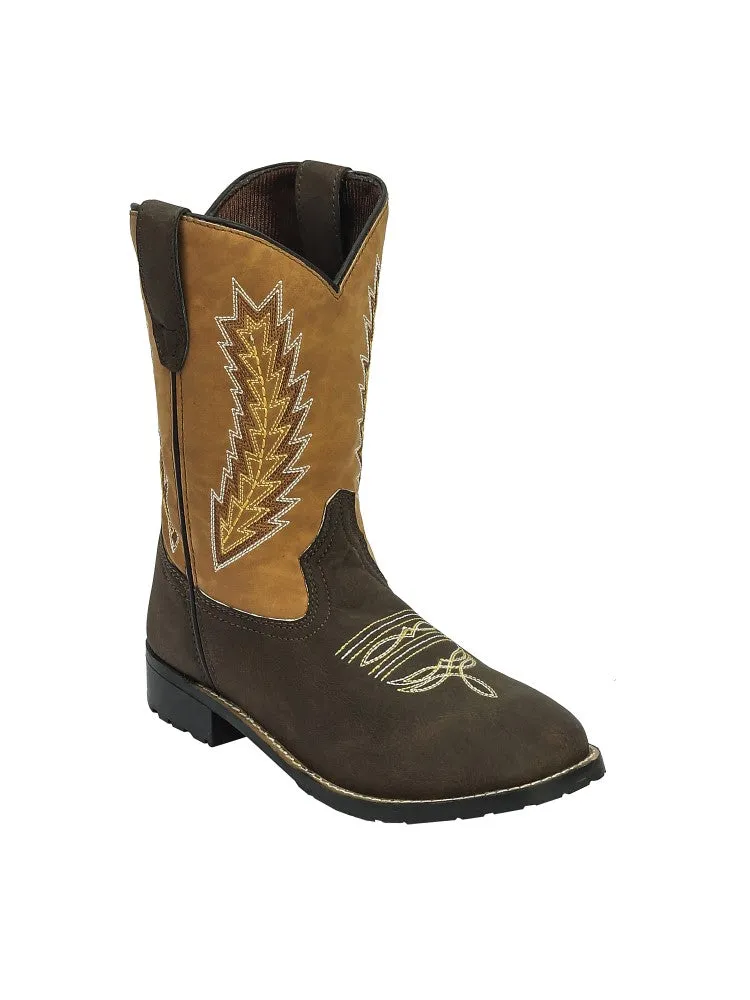 TuffRider Biscayne Square Toe westernlaarzen Mocha - kind