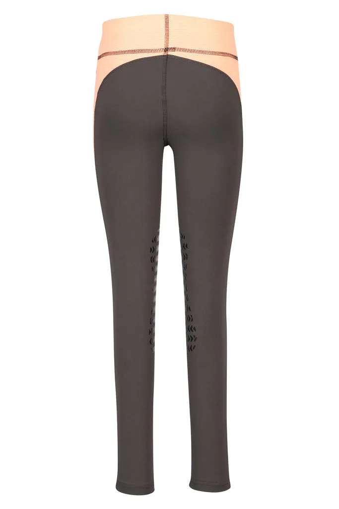 TuffRider Ventilated rijlegging Kinders Charcoal