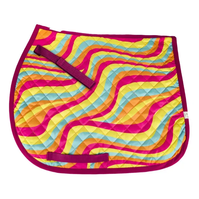 Lettia Groovy Print zadeldoek baby pad 22x19 katoen