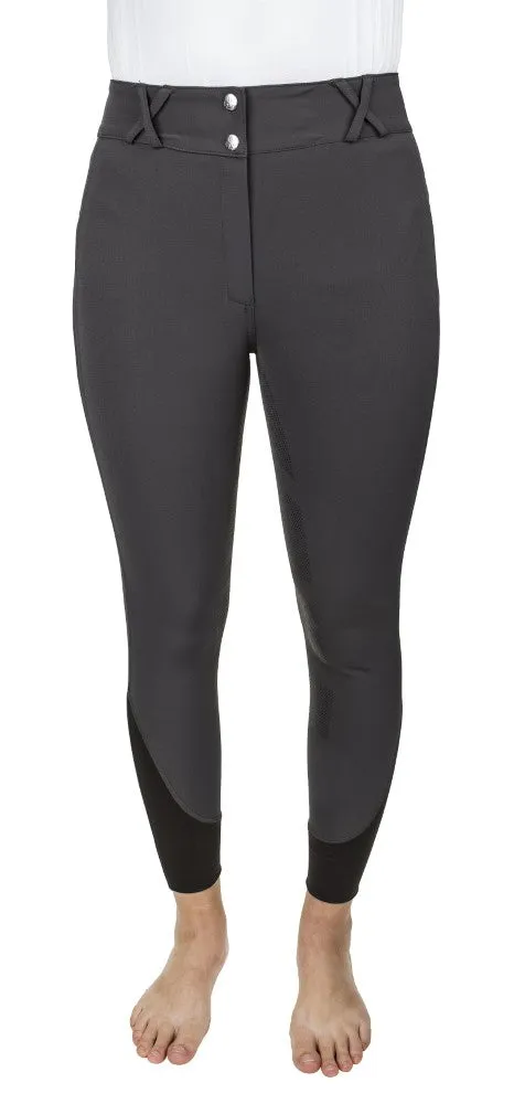 Equine Couture Charlotte Silicone Full Seat rijbroek lichtgrijs