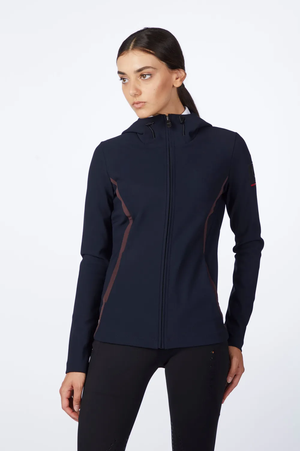Vestrum Cassiopea dames hoodie technisch zwart