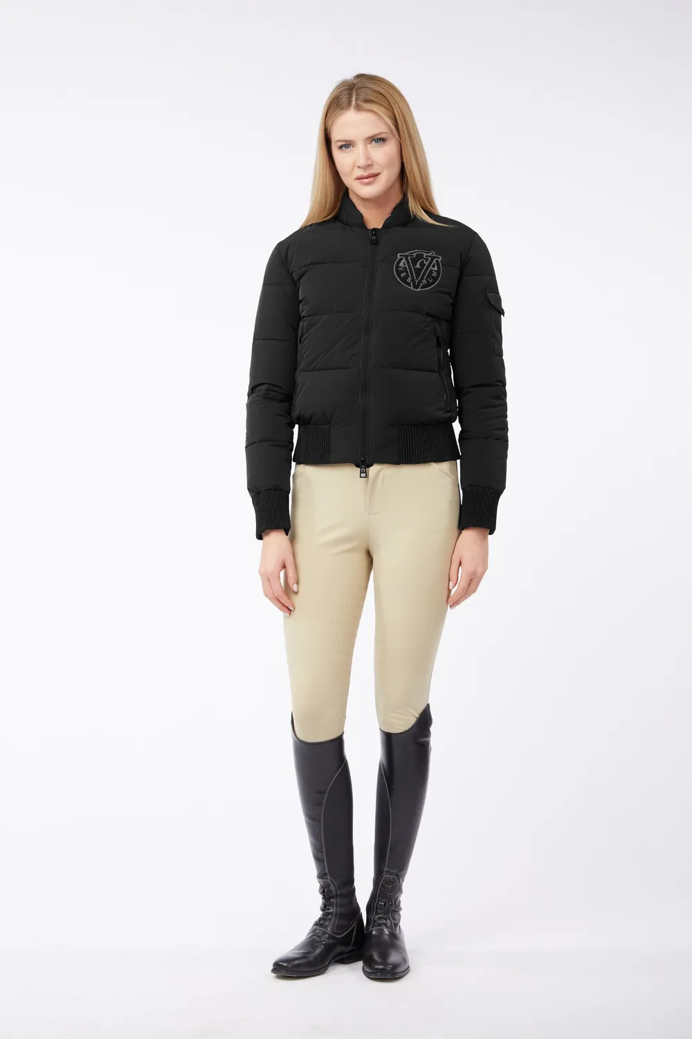 Vestrum Nottingham dames bomberjack zwart ecopiuma