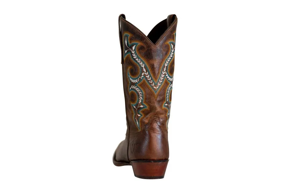TuffRider Jenny dames westernlaarzen Bruin leer square