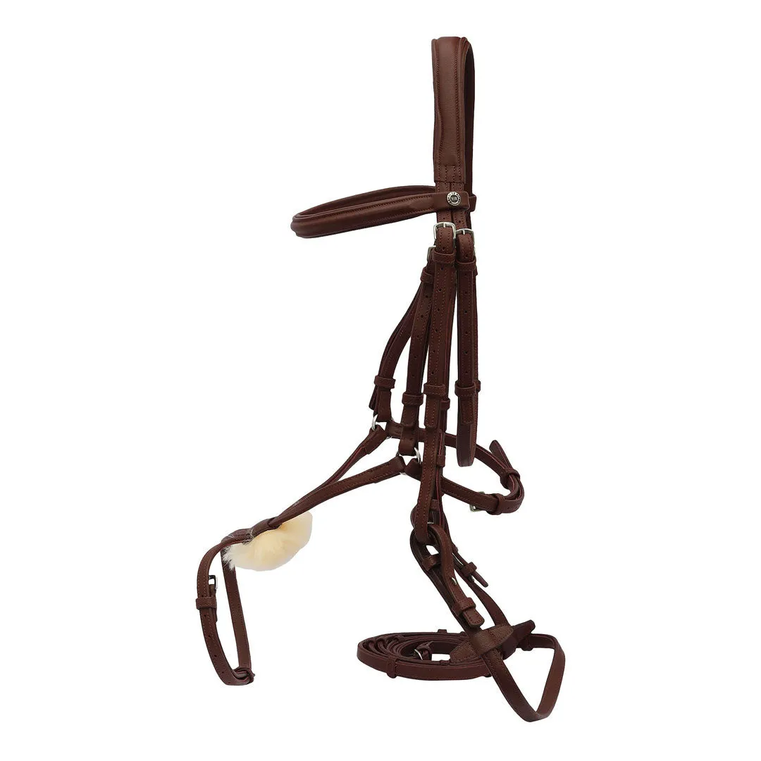 Henri de Rivel Kushy Figure 8 hoofdstel havana cob