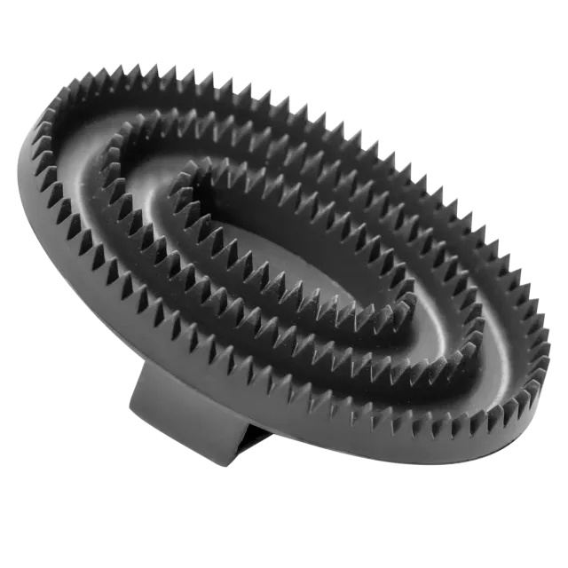 Herm Sprenger Roskam Ovaal Rubber Zwart 125 x 80 mm