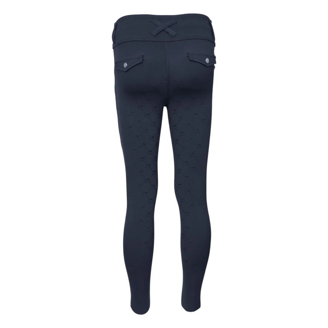Dapplebay Essential winter rijtights kind navy full seat