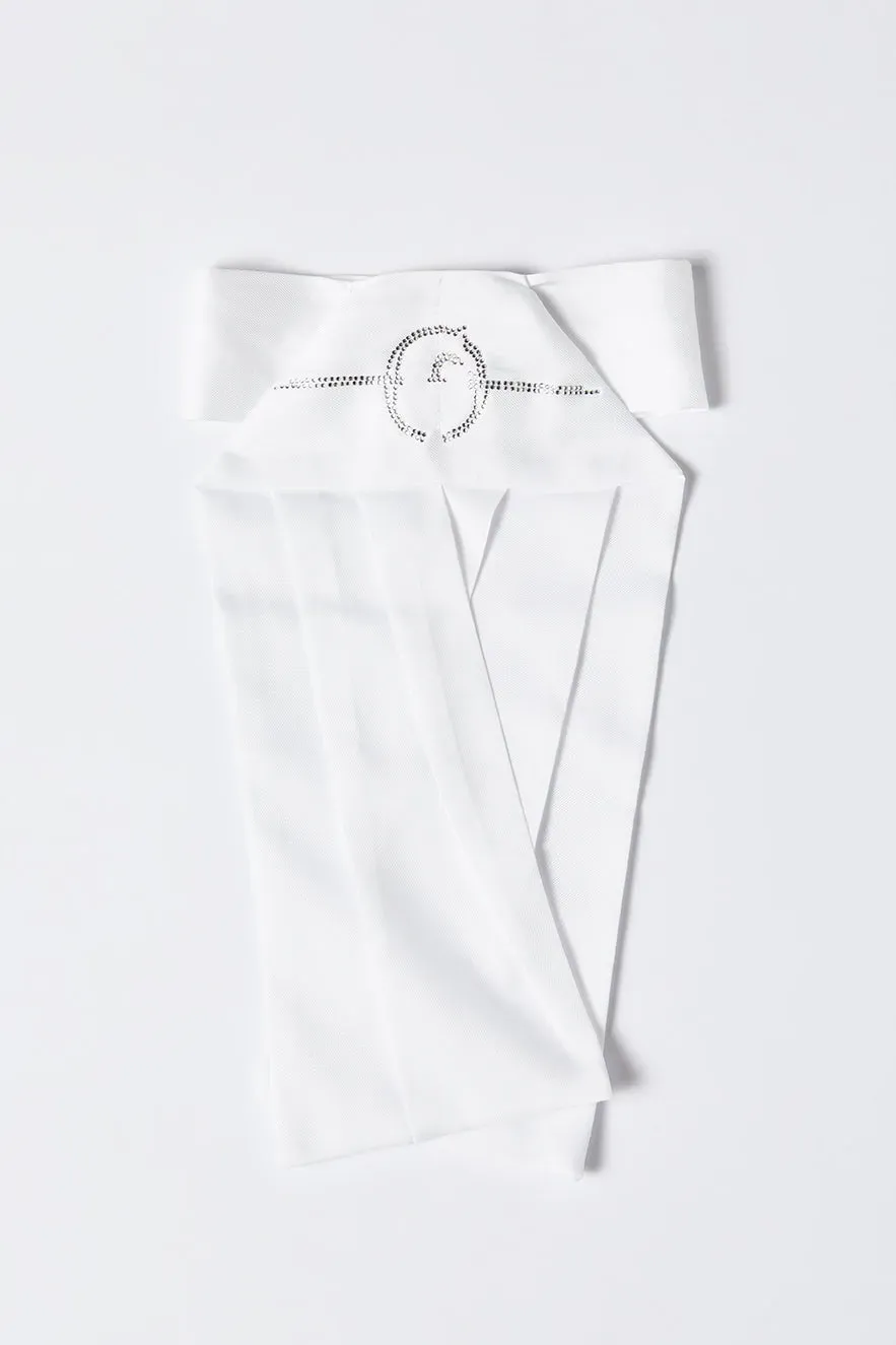 Vestrum Vignola dressuur plastron wit one size strass