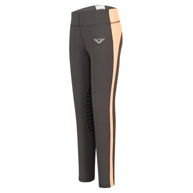 TuffRider Ventilated rijlegging Kinders Charcoal
