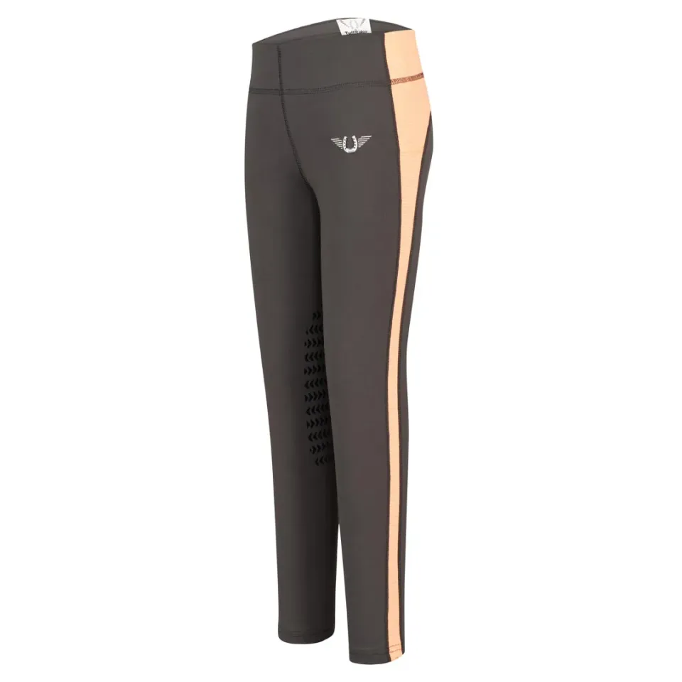 TuffRider Ventilated rijlegging Kinders Charcoal