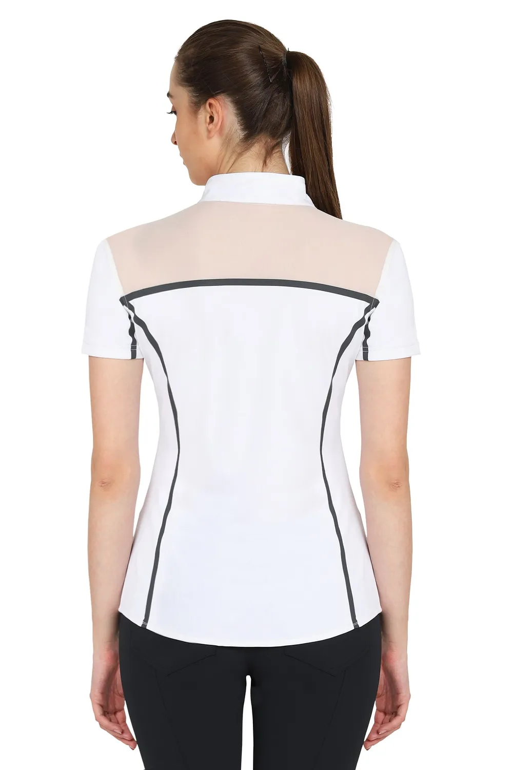 Equine Couture Ibiza sportshirt dames wit zwart XL UV