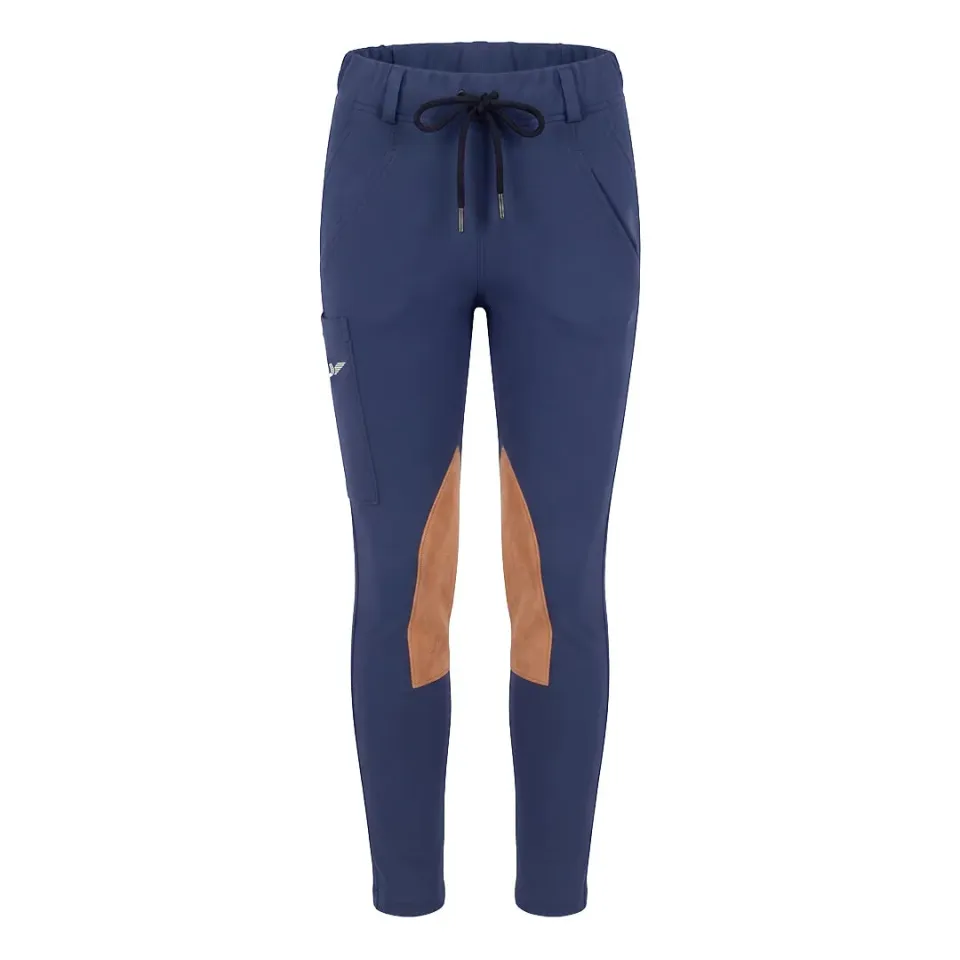 TuffRider Cotton Naturals Schoolers kinderrijbroek Navy