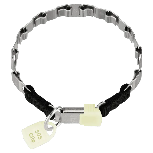 HS Sprenger NeckTech Fun hondenhalband 60 cm fluor mat rvs