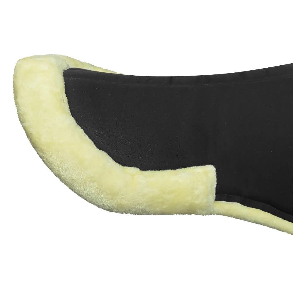Lettia MemorX Sherpa half pad zwart STD memory foam