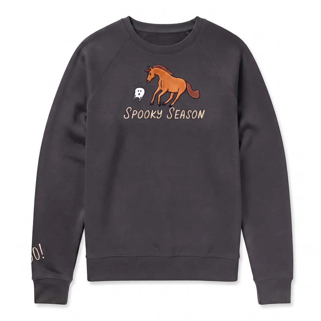 Dapplebay Spooky Season sweater charcoal bay XL