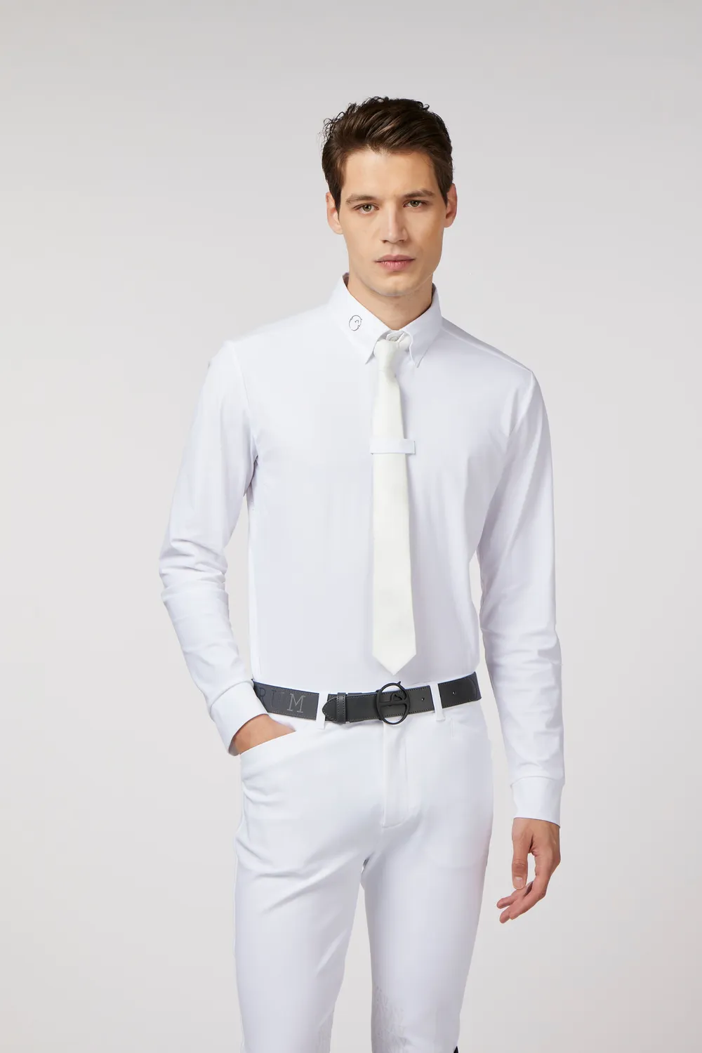 Vestrum Tenno wedstrijdshirt lange mouw heren 3-knoops