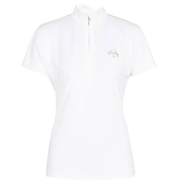 Equine Couture Giana EquiCool wedstrijdshirt wit dames