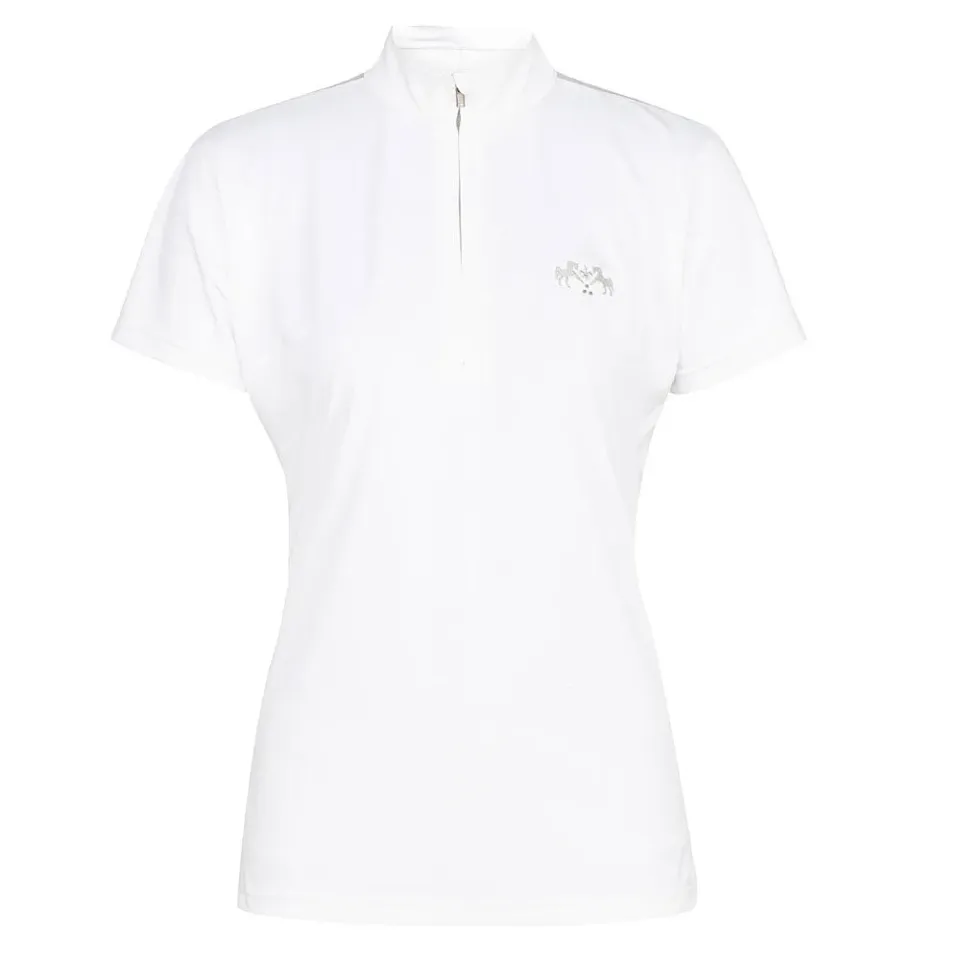 Equine Couture Giana EquiCool wedstrijdshirt wit dames