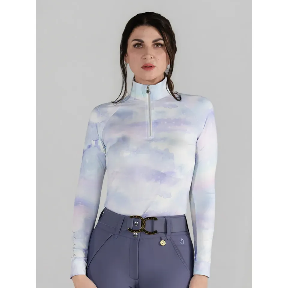 Dapplebay Opalite Skies rijshirt 1/4 zip lange mouw