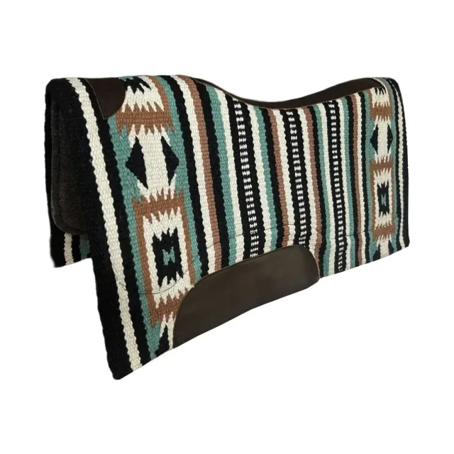 TuffRider Mossy Trail Stripe western zadeldek multi wol 34x36