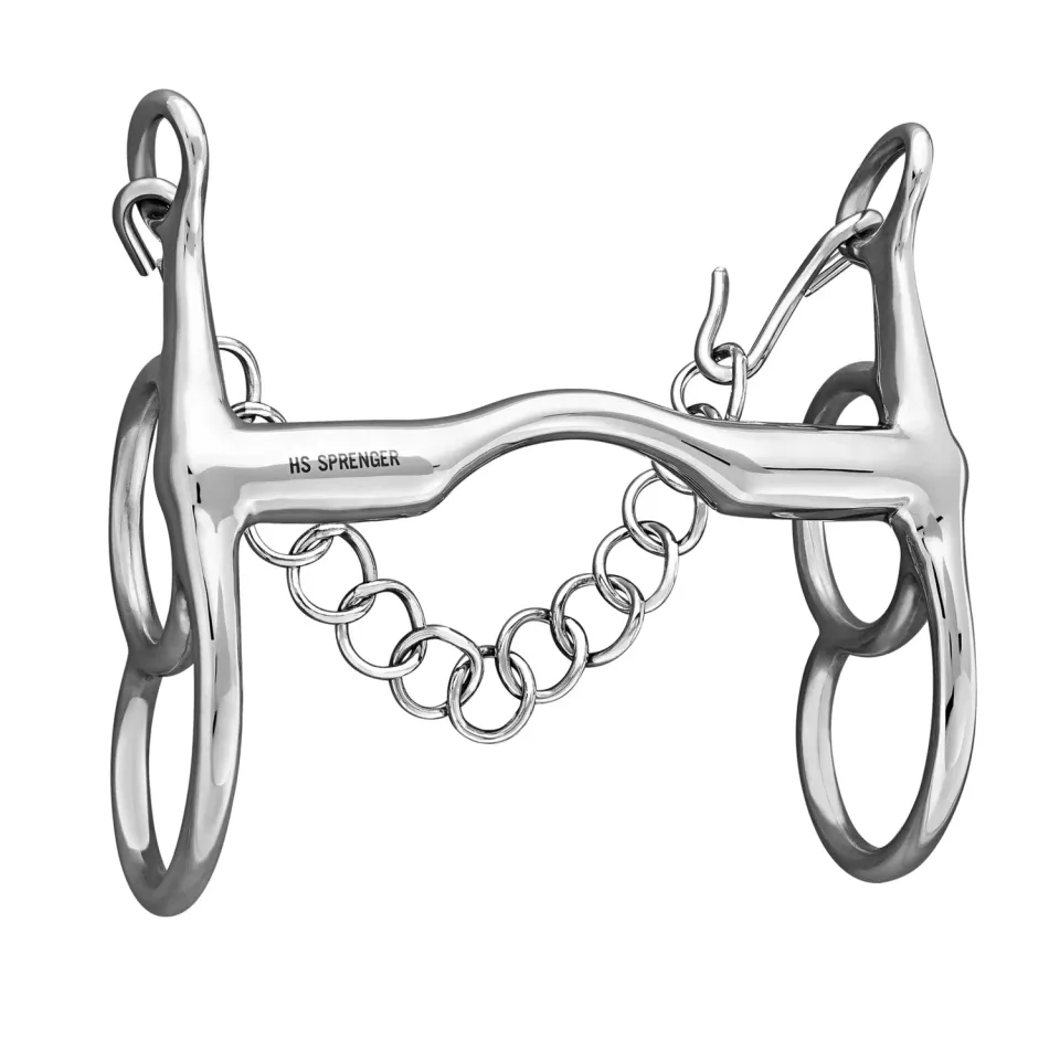 HS Sprenger postkandare stang 19mm RVS 135mm