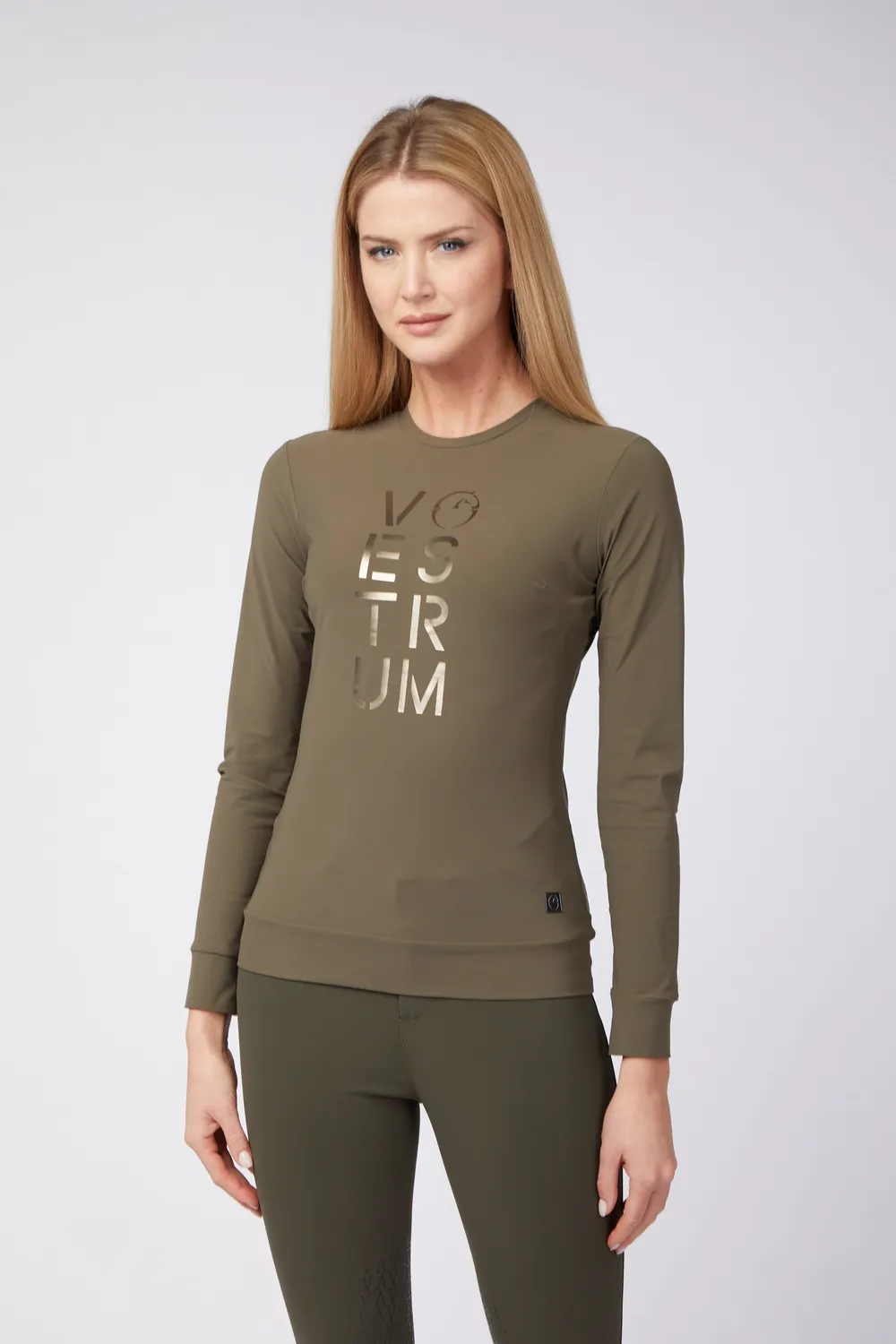 Vestrum Namur trainingsshirt dames ronde hals zwart