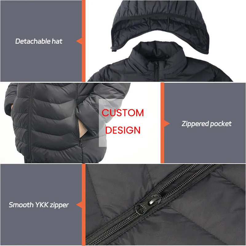 TuffRider Puffer verwarmde jas zwart 6 zones