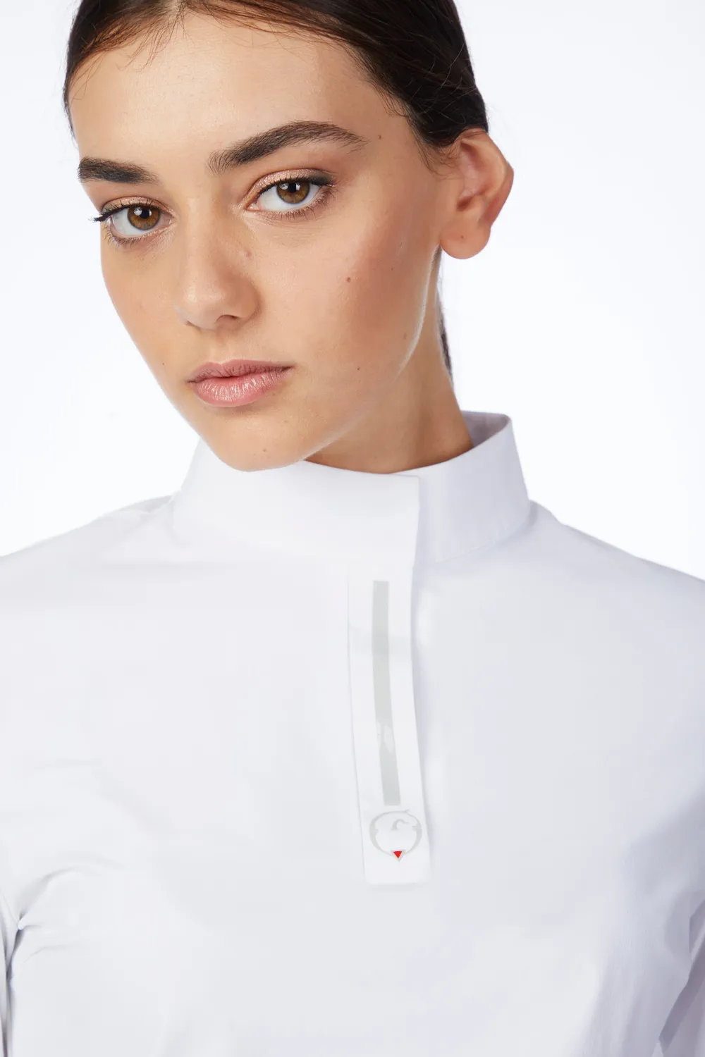 Vestrum Markab dames wedstrijdshirt lange mouw wit