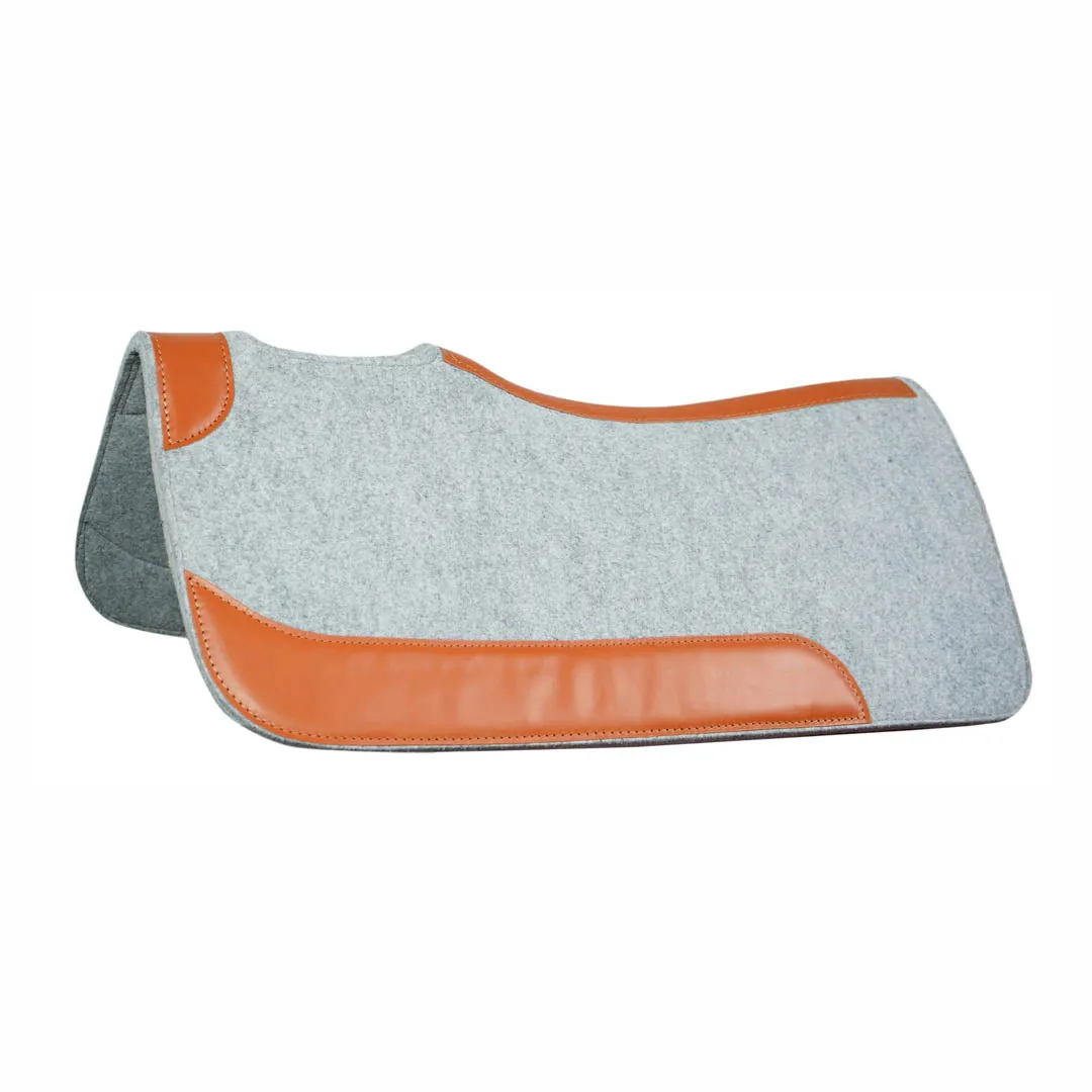 TuffRider Felt Pad 3/4 zadelpad grijs 32x32