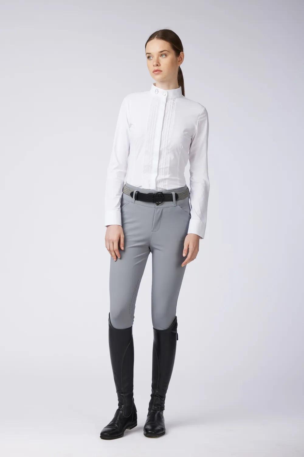 Vestrum Nancy wedstrijdshirt dames optisch wit bi-elastic