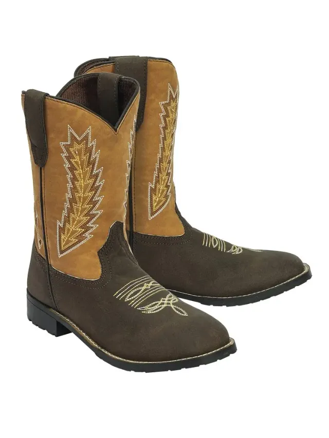TuffRider Biscayne Square Toe westernlaarzen Mocha - kind