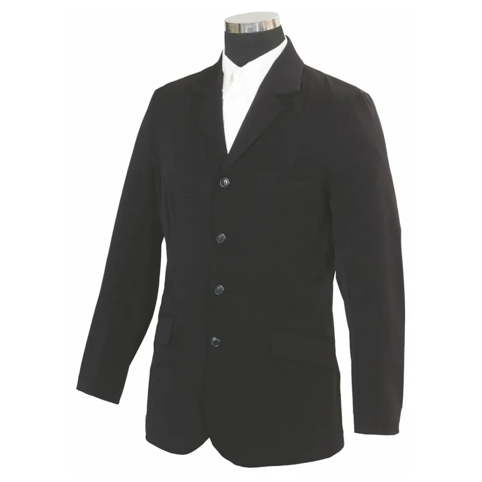 TuffRider Raleigh Show Coat wedstrijdjasje heren zwart stretch