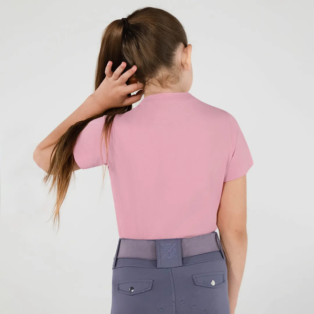 Dapplebay Horse Girl kinder t-shirt Ballet Pink katoen