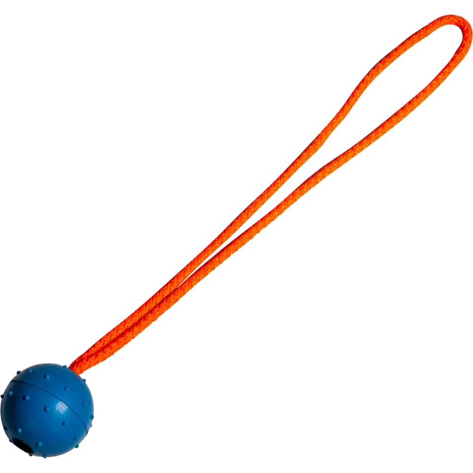 HS Sprenger Gummibal hondenspeelgoed oranje 7,5 cm
