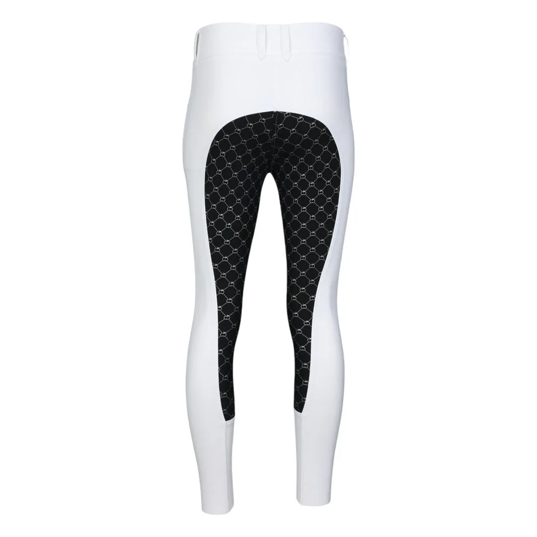 Dapplebay Sport Dressuur rijbroek wit full seat