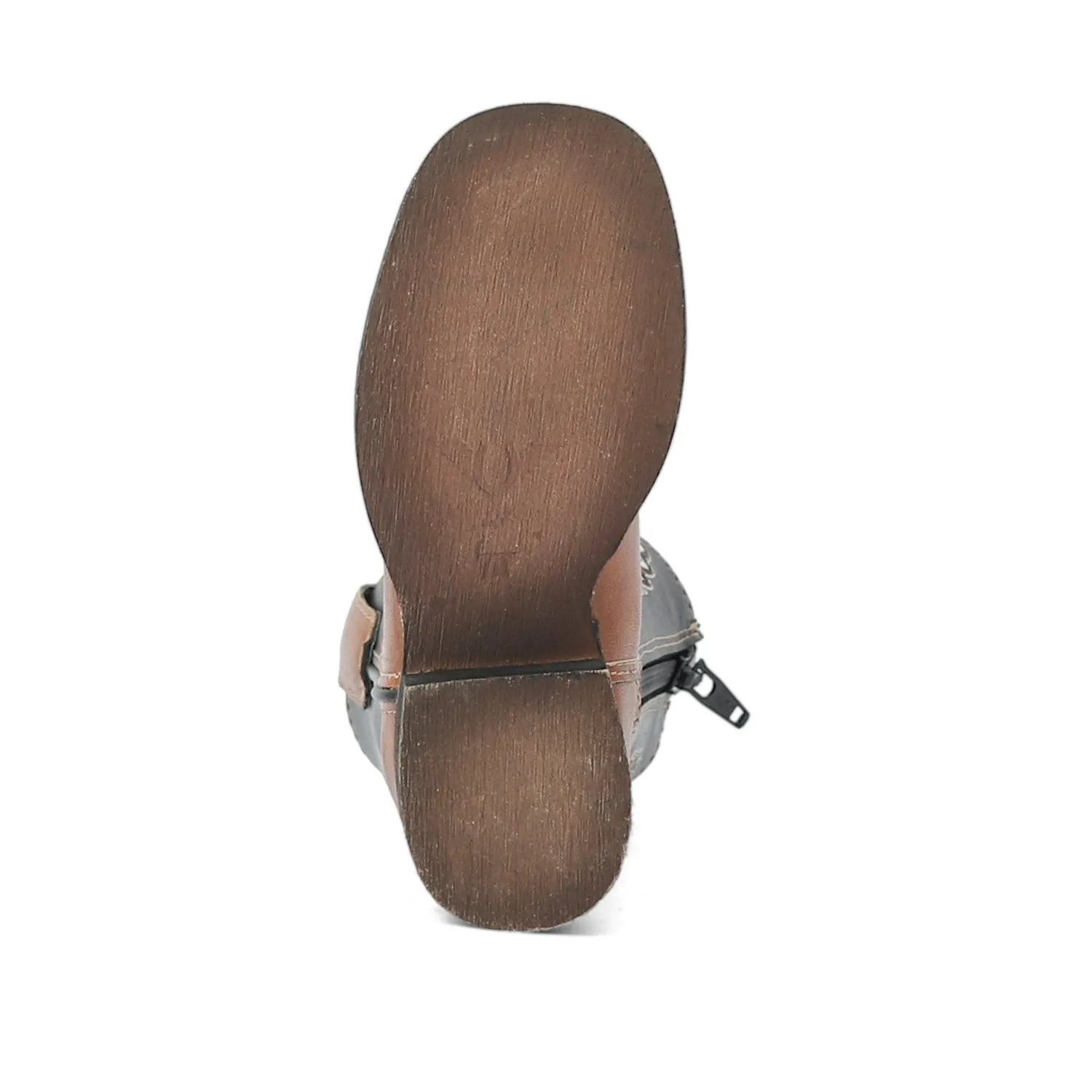 TuffRider Olympic peuter westernlaarzen Tan square toe