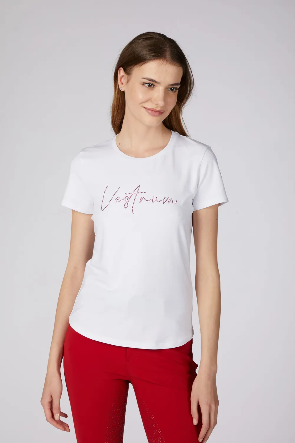 Vestrum Chantilly T-shirt dames wit strass