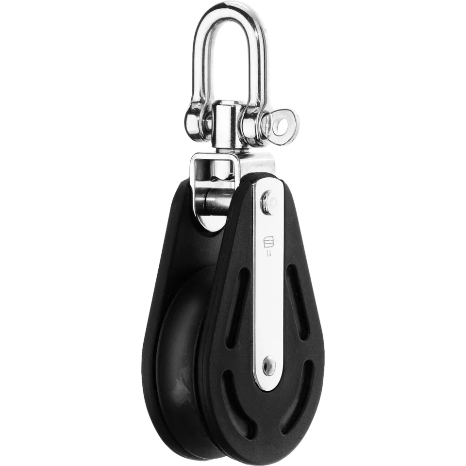 Herm Sprenger glijlagerblok 14 mm met wartel enkel